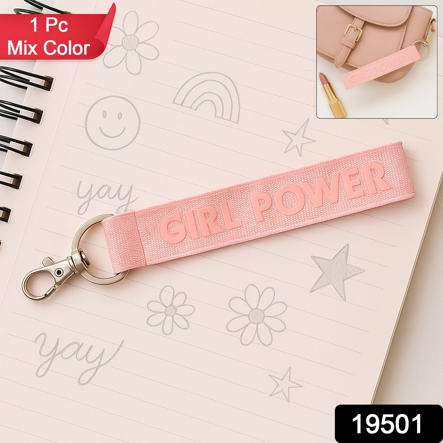 Flat Strap Keychain  Flat Strap Keychain